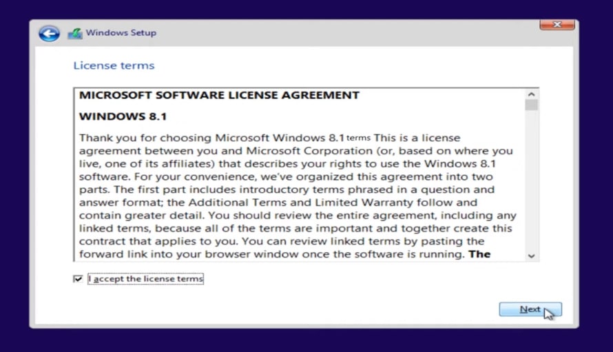 Installa Windows 8.1 su PC