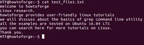 fichier de test grep