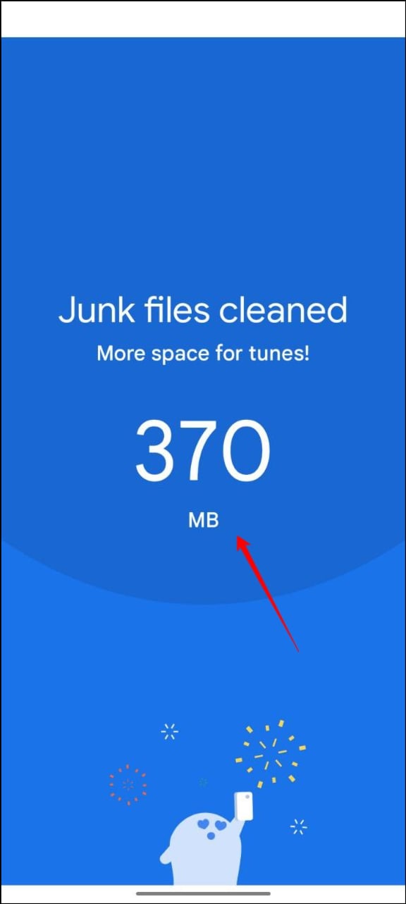 Junk-Dateien-Reinigung in Google-Dateien