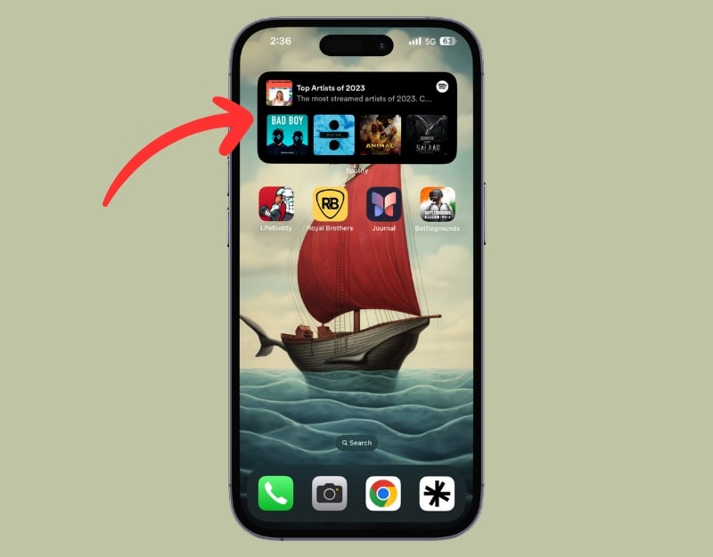 musik widget
