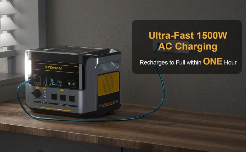 vtoman flashspeed 1500 charge