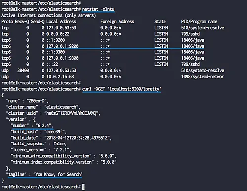 Verificar porta do elasticsearch