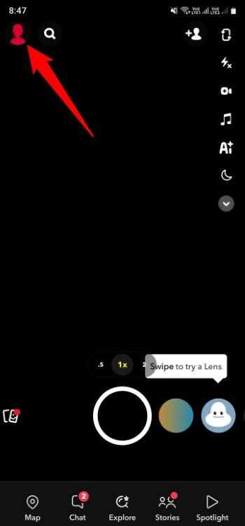 profil snapchat
