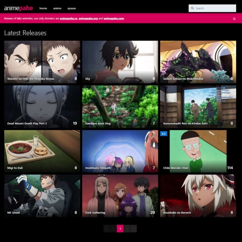 site animepahe