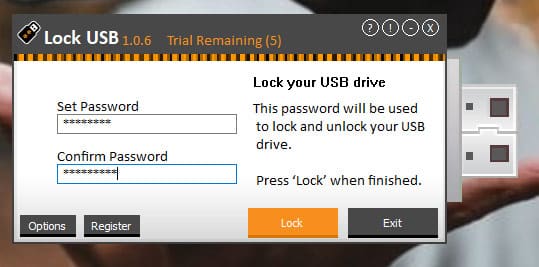 Passwort auf USB-Laufwerk