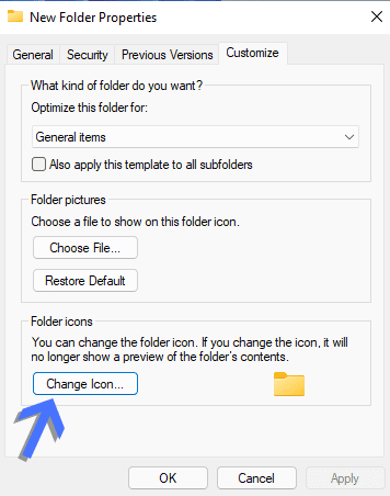 Changer les icônes de dossier dans Windows 11