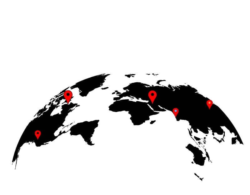localização do servidor vpn