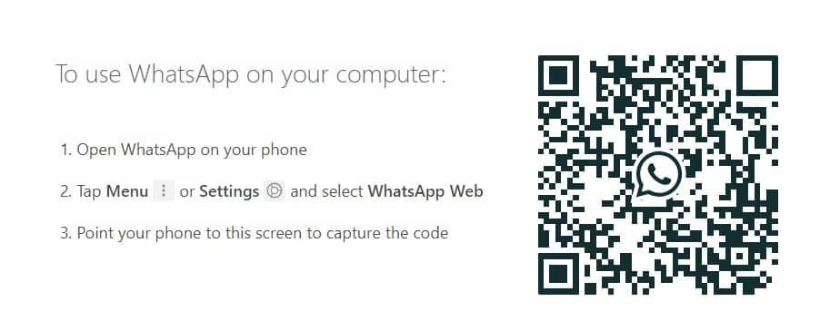WHATSAPP WEB QR-CODE