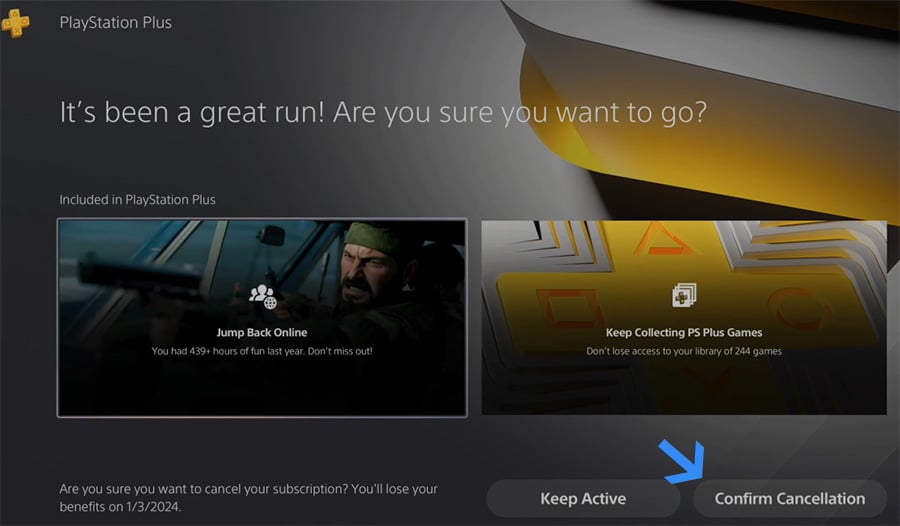 Остановить сборы SIE PlayStation Network
