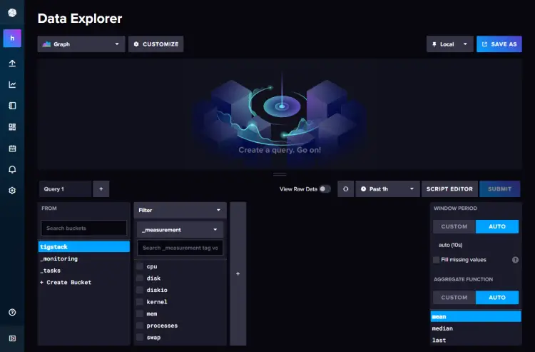 InfluxDB-Daten-Explorer