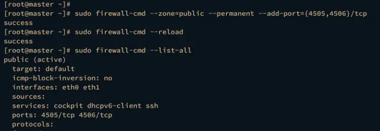 setup firewalld