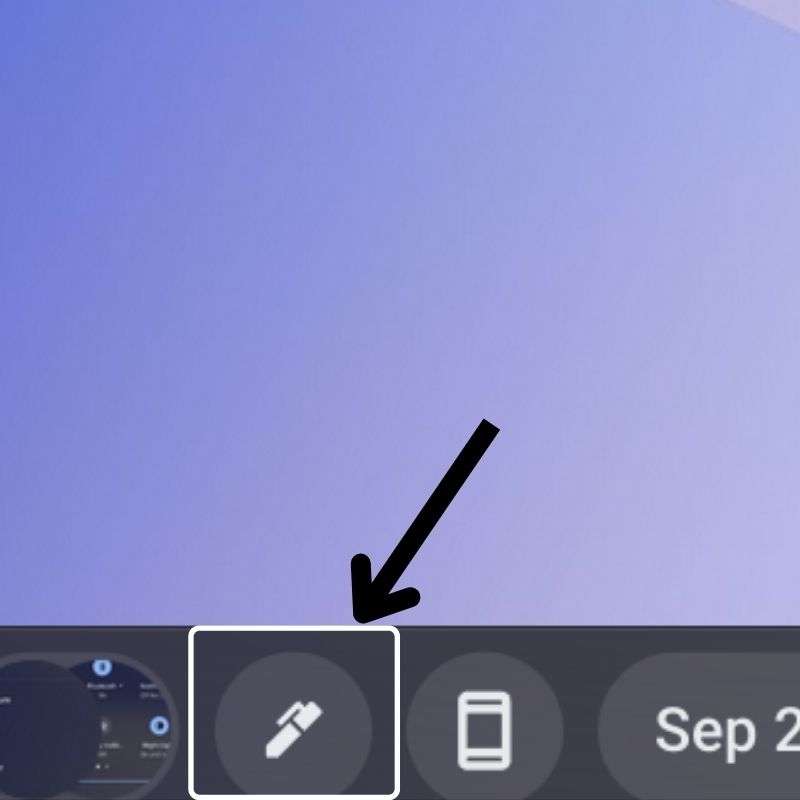Stiftwerkzeug-Symbol in ChromeOS
