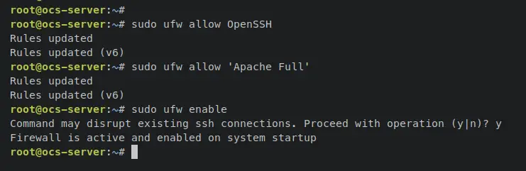 configurar firewall ufw