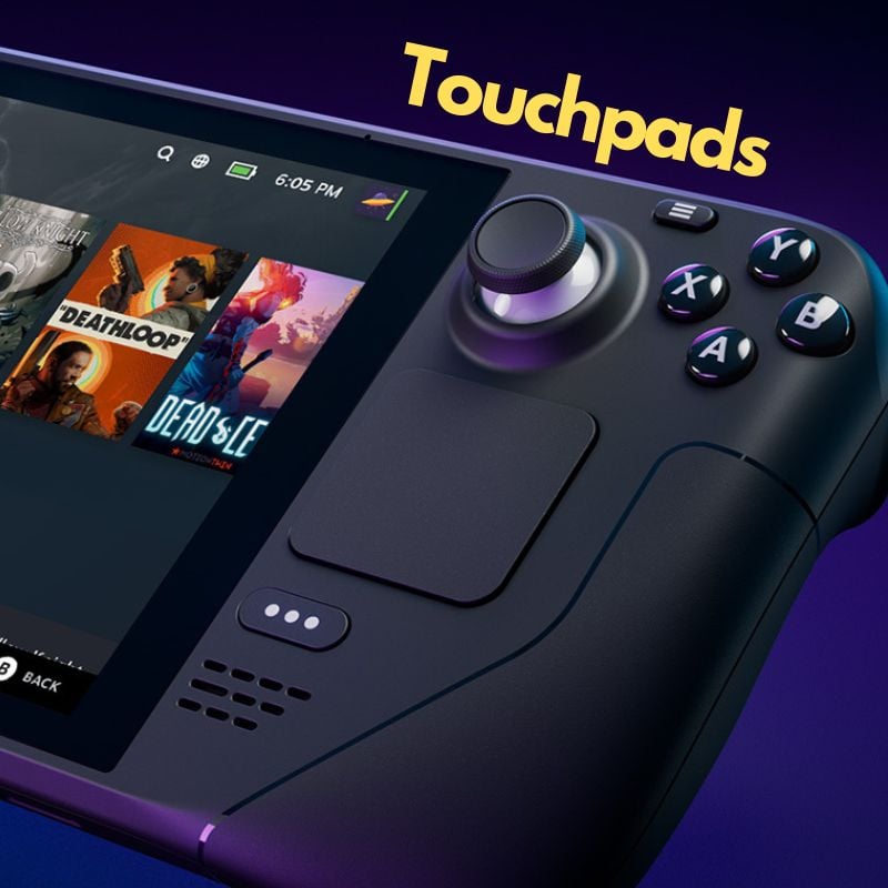i touchpad su steam deck