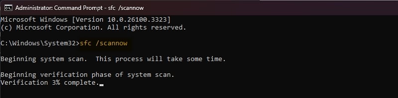 scan sfc windows 11
