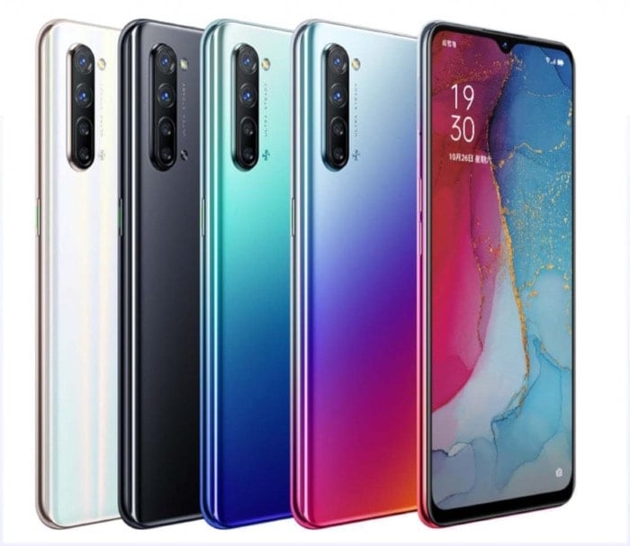 oppo reno 3 et reno 3 pro avec 5g et caméras arrière quadruples annoncés - oppo reno 3