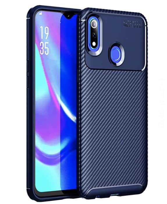 7 beste Hüllen und Cover für das Realme 3i - golden sand carbonfaser stoßfeste rüstung tpu hülle