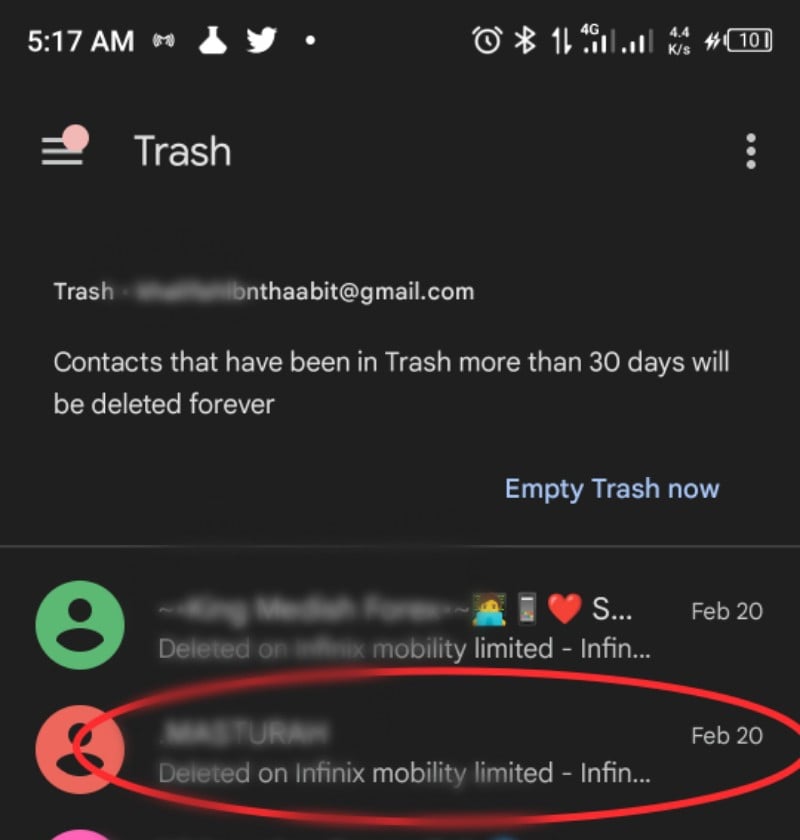 cómo recuperar números de teléfono borrados en android 
