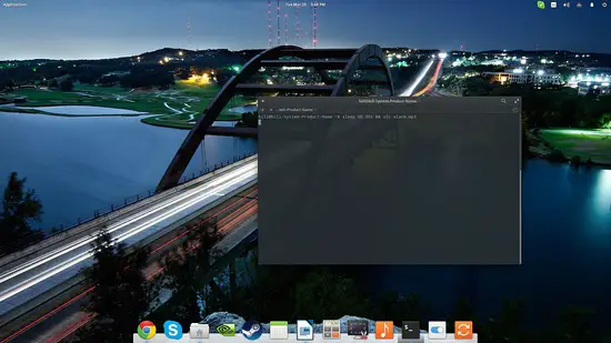 Définir une alarme sur le shell Linux.