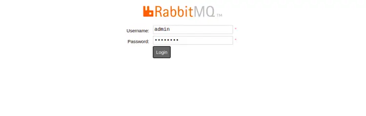 RabbitMQ 로그인
