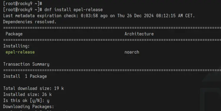 epel-releaseを追加