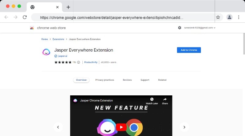 jasper everywhere extension