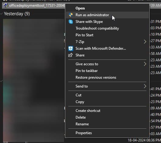Download da Prévia do Office 2024