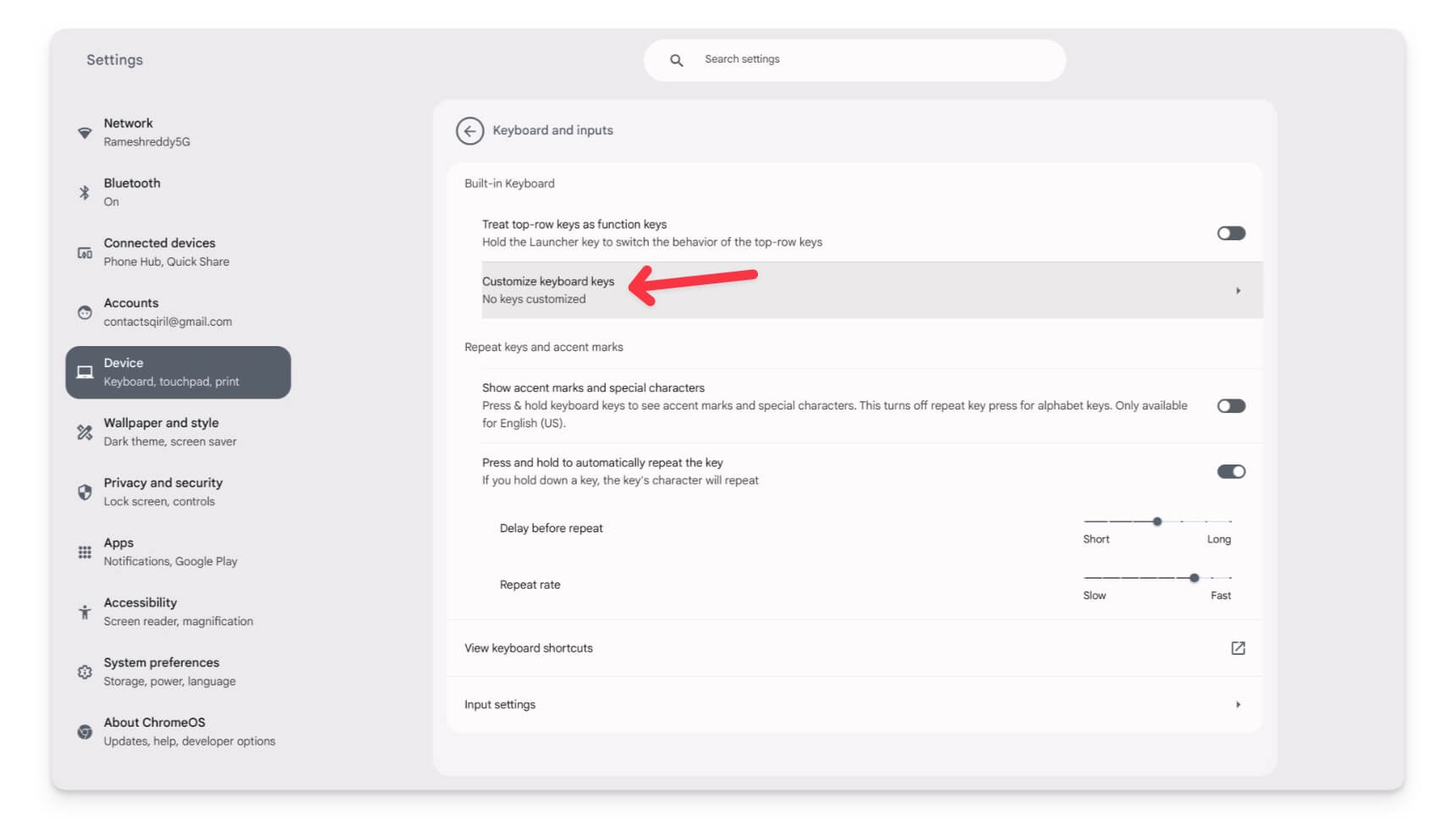 как настроить сочетания клавиш на chromebook - сочетания клавиш на chromebook 1