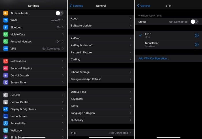 comment utiliser un vpn sur iphone