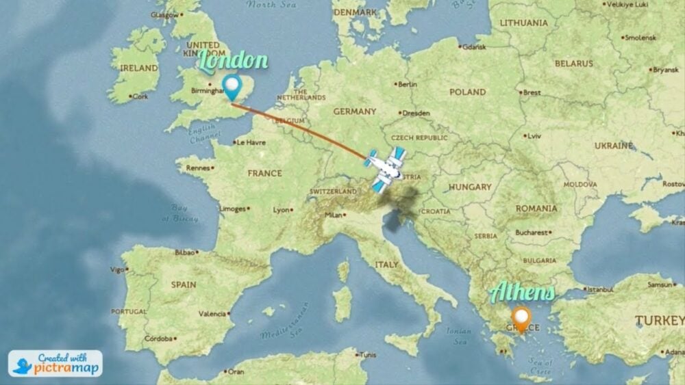 beste apps zur Erstellung von großartigen animierten Reisekarten