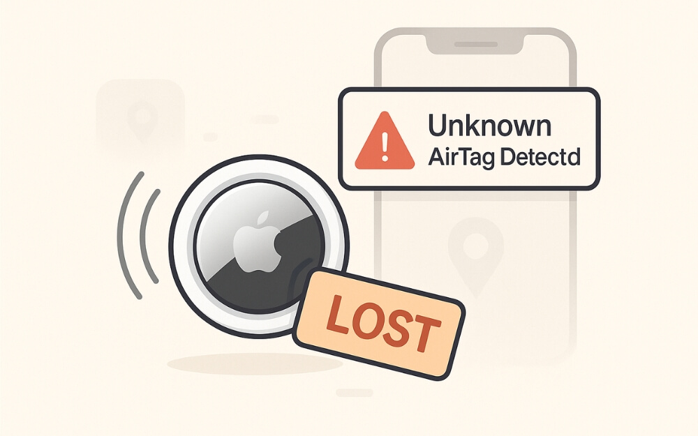 Ein unbekannter AirTag verfolgt Sie
