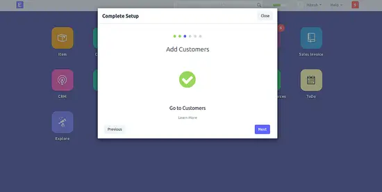 Clientes adicionados