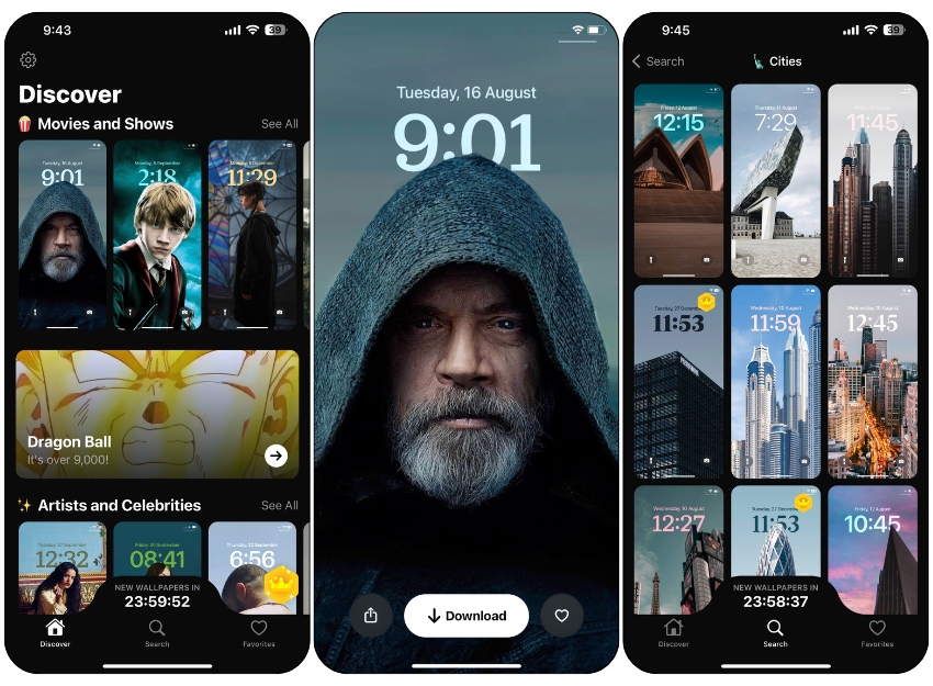 приложение lockd для обоев