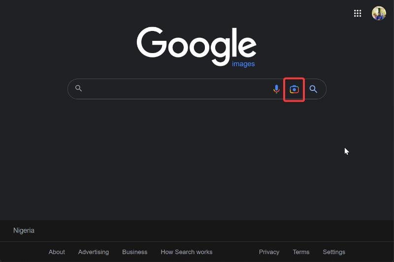 pesquisar um vídeo usando google imagens