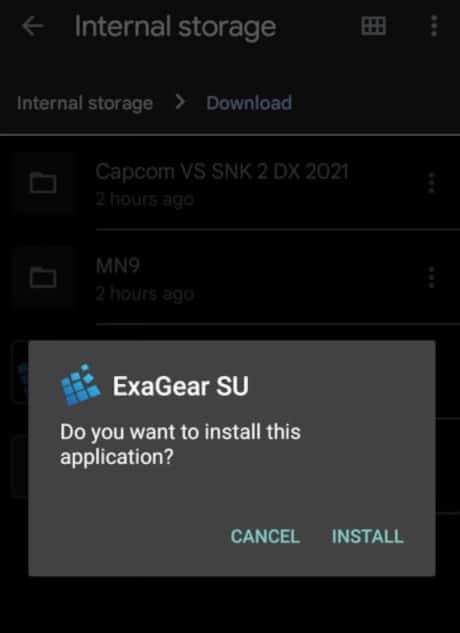 ExagearエミュレーターAPKをダウンロード