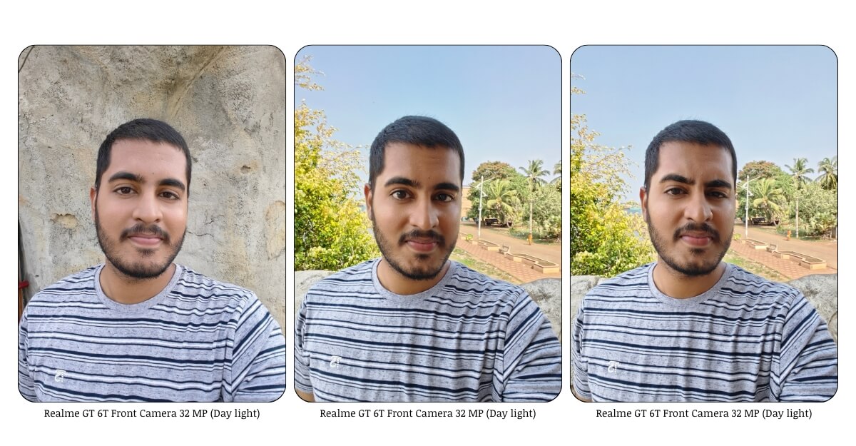 campioni della fotocamera frontale realme gt 6t 32 mp (luce diurna)