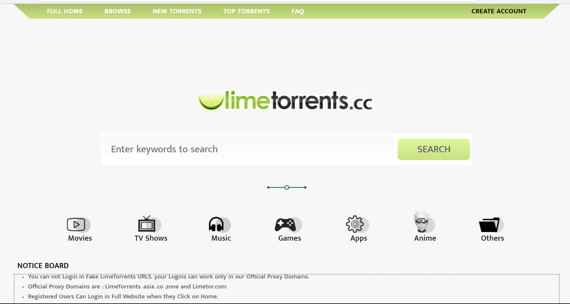 Top 10 meilleurs sites de torrent- limetorrents