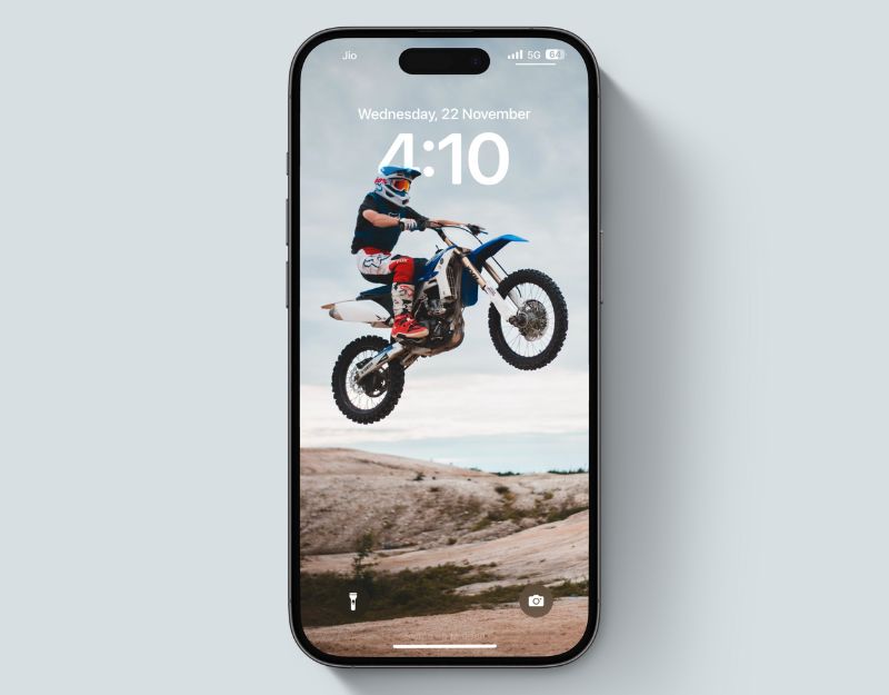 moto tout terrain dynamique