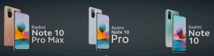 série redmi note 10