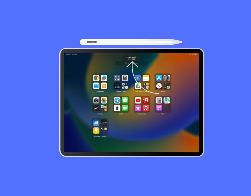 Apple Pencilを充電する