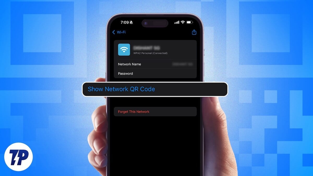 comment partager le code qr wifi sur iphone