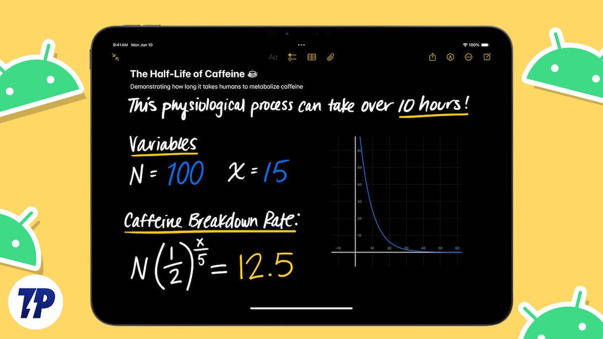 meilleures notes de mathématiques sur iPad comme les applications de calculatrice pour Android
