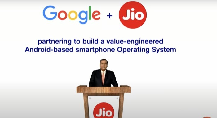 Google und Jio arbeiten zusammen, um ein Android-basiertes Betriebssystem für Einstiegs-Smartphones zu entwickeln - Google Jio Android-basiertes OS