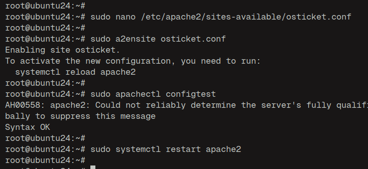 verificar apache2