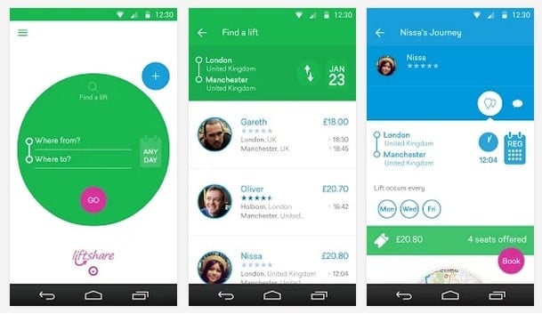 liftshare android