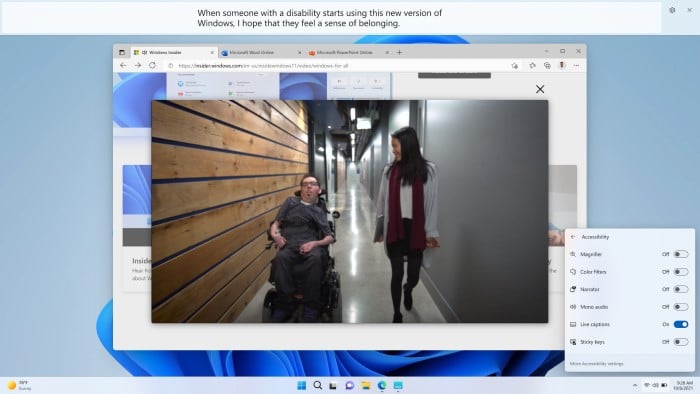 sous-titres en direct windows 11 22h2