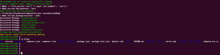 Create New Laravel Project with the Laravel Installer