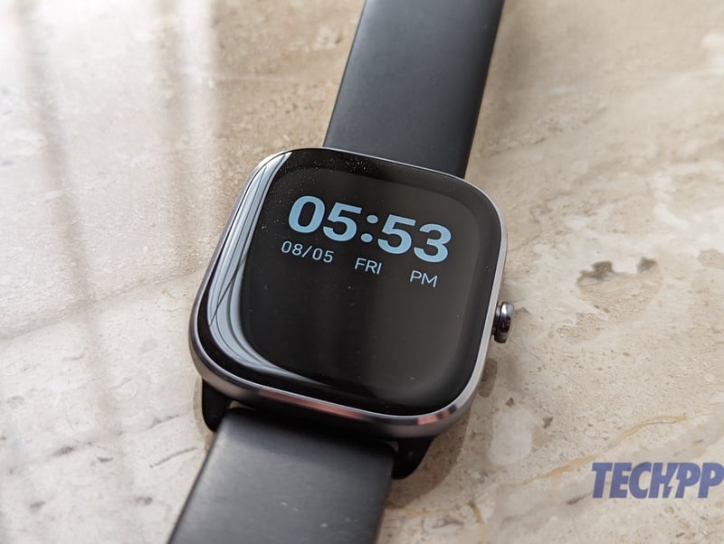 pantalla del amazfit gts 4 mini