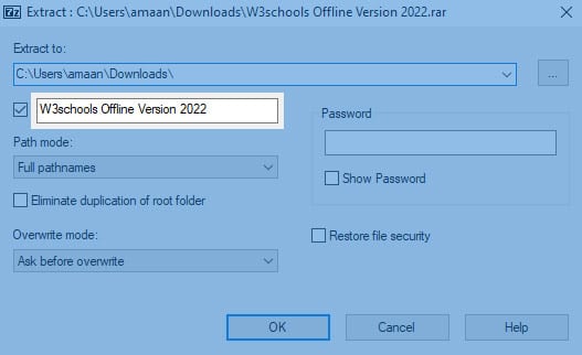 Baixar W3Schools Offline