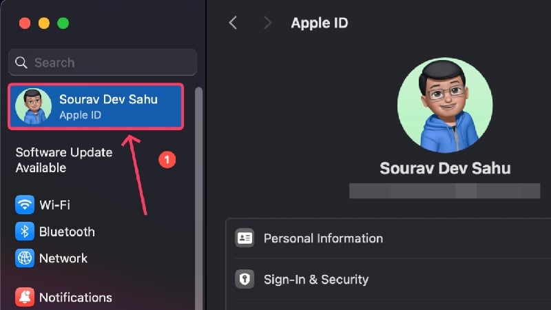 プロフィール設定